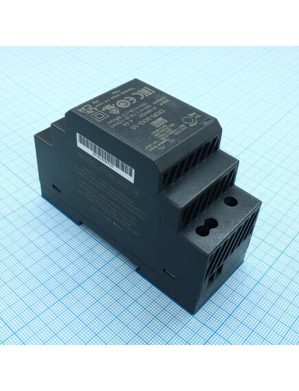 DDR-30G-15, dc-dc, 30вт, вход 9…36 в dc, выход 15в/2а, изоляция 4000в dc, в кожухе на din-рейку, 35х90х54.5мм, -40...+85°с