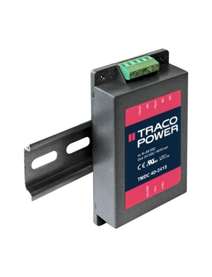 TMDC 40-4811, преобразователь dc-dc на шасси модульный вход 48в выход 5.1v 8a 40вт 8-выводов