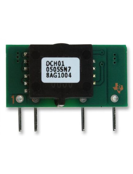 DCH010505SN7, преобразователь dc-dc на печатную плату вход 5в однополярный выход 5в 0.2a 1вт 4-pin sip модульный tray