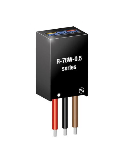 R-78W5.0-0.5, преобразователь dc-dc на печатную плату вход 24в выход 5в 0.5a 3-pin коробка