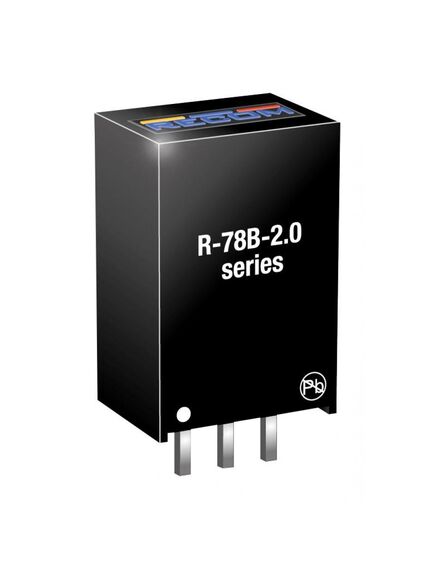 R-78B3.3-2.0, преобразователь dc-dc на печатную плату вход 24в выход 3.3в 2a 3-pin sip модуль туба