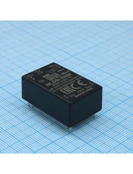 NLDD-700H, dc/dc led понижающий, вход 10…56в, выход 6…52в/0.7а, кпд до 96%, вход on/off/dimm, 32.1x20.5x12.5мм, в плату, -40…50°c, пластик