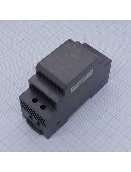 DDR-30G-12, dc-dc, 30вт, вход 9…36 в dc, выход 12в/2.5а, изоляция 4000в dc, в кожухе на din-рейку, 35х90х54.5мм, -40...+85°с, изображение 2