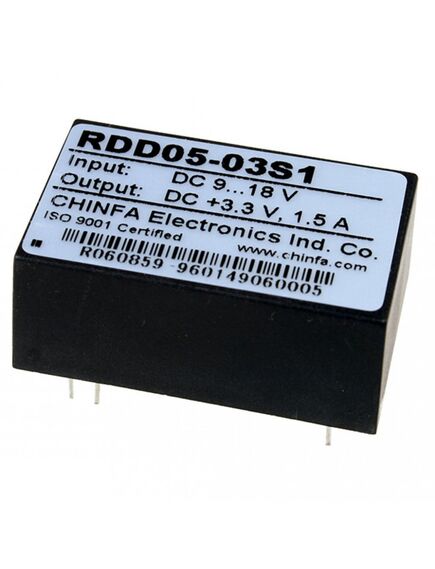 RDD05-03S1, преобразователь dc/dc на печатную плату