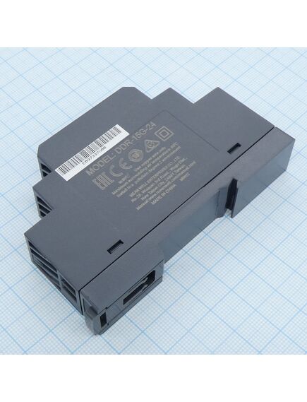 DDR-15G-24, dc-dc, 15вт, вход 9…36 в dc, выход 24в/0.63а, изоляция 4000в dc, в кожухе на din-рейку, 17.5х90х54.5мм, -40...+85°с