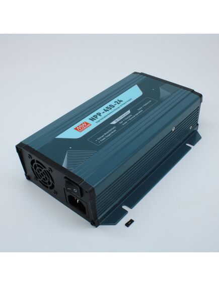 NPP-450-24, ac/dc + зарядное устройство, 28.8v/6.75…13.5a, рег.вых=21…42в, вход 90…264va c, 47…63гц /127…370в dc, изоляция 3000в ac, pfc, для свинцовых (обслуживаемых, гелевых, agm), 3 стадии заряда, 205*135*55мм, -30…+70°с