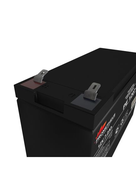 PE1207, аккумулятор свинцово-кислотный 12v 7.2ah, размер 151х64х94мм, плоская клемма 6.3мм, срок службы 6 лет, изображение 5