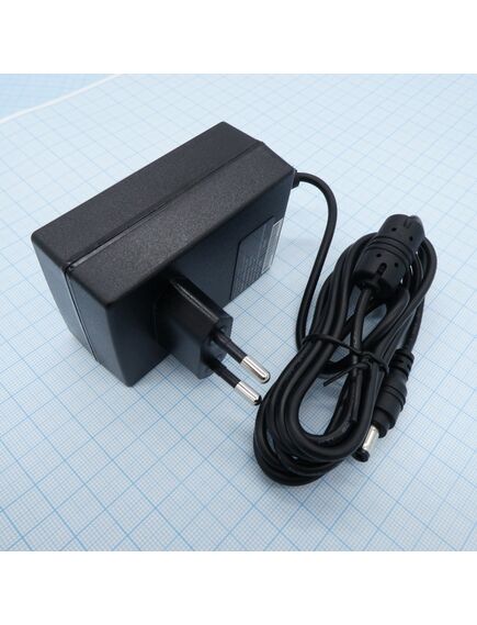 GST18E24-P1J, ac-dc, 18вт, вход 85...264b ac 47...63 гц,, выход 24b/0.75a, изоляция 3000в ac, 79x54x33мм, -30...+70°с, выходной разъем 11, диам. 5.5х2.1мм