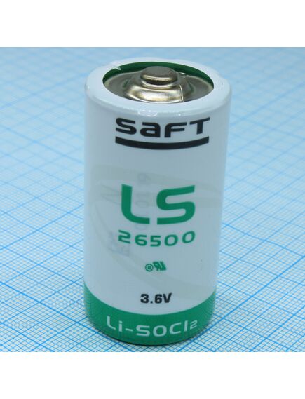 Батарея Saft LS 26500/STD R14, элемент питания литиевый