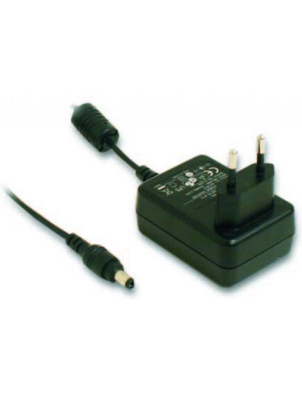 GS12E05-P1I, ac-dc, 10вт, вход 90...264b ac 47...63 гц, 135...370b dc, выход 5в/2a, изоляция 3000b ac, 65x47x26,5мм, 0...+50°с, евровилка, выходной разъем 9.5, диам. 5.5х2.1мм