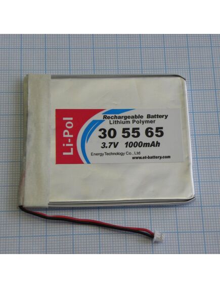 LP305565, аккумулятор литий-полимерный (li-pol) 3*55*65мм