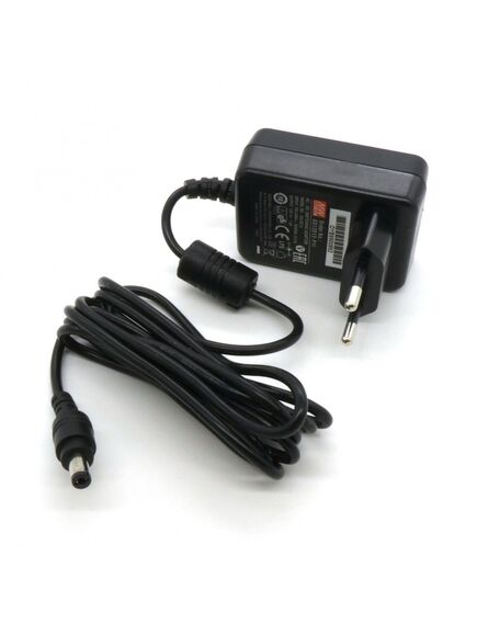GS12E12-P1I, ac-dc, 12вт, вход 90...264b ac 47...63 гц, 135...370b dc, выход 12в/1a, изоляция 3000b ac, 65x47x26,5мм, 0...+50°с, евровилка, выходной разъем 9.5, диам. 5.5х2.1мм, изображение 2