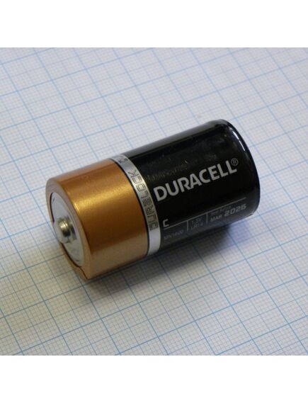 Батарея LR14 (343) Duracell, элемент питания алкалиновый