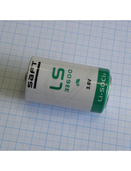 Батарея Saft LS 33600/STD R20, элемент питания литиевый, изображение 2