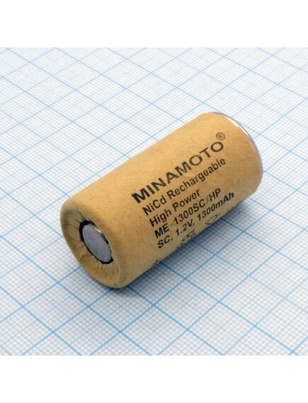 Аккумулятор 23х43мм ME-1300SC/HP, аккумулятор никель-кадмиевый (ni-cd)
