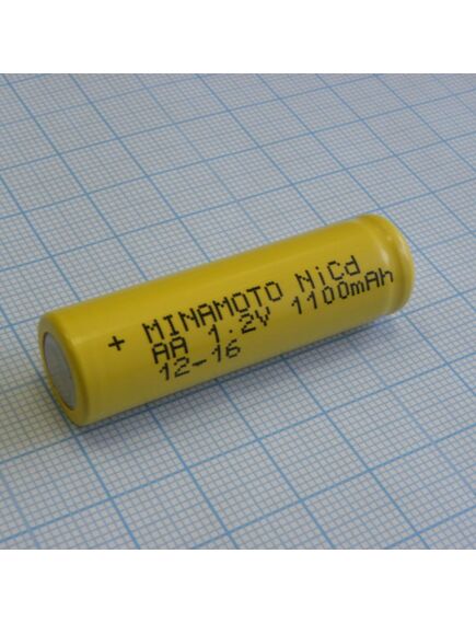 Аккумулятор 15х51мм 1100мАч, аккумулятор никель-кадмиевый (ni-cd)