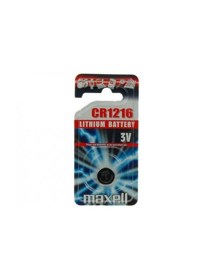 CR1216 Maxell, элемент питания литиевый,3в