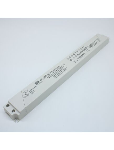 SLD-150-12, ac-dc, 144вт, вход 120…305в ac, 47…63гц/170…431в dc, ккм, 12в/12а, изоляция 3750в ac, в кожухе 330х35х22, -40…+80°с (корпус)