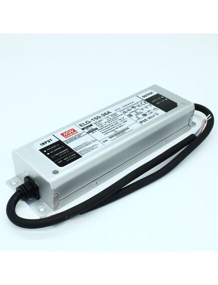 ELG-150-36A, ac-dc, 150вт, ip65, вход 100…305в ac, 47…63гц/142…431в dc, ккм, выход 18...36в/4.17a, изоляция 3750в ac, в кожухе 219х63х35,5мм, -40…+70°с, рег.выхода