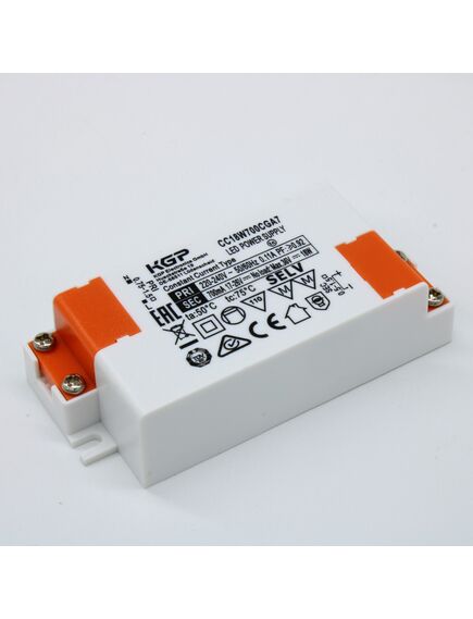 CC18W700CGA7, ac-dc, 18вт, токовый выход, вход 198…264в ac, выход 700ма/17…26в, ккм, в кожухе 88,5х41,3х23мм, -20…+50°с