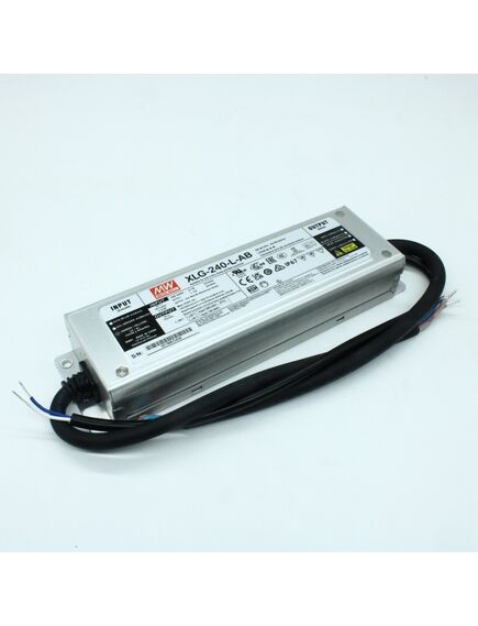 XLG-240-L-AB, ac-dc, 239.4вт, стабилизатор тока, ip67, вход 100…305в ac, 47…63гц, ккм, выход 700…1050ма/178…342в (режим пост. мощности), изоляция 3750в ac, в кожухе 219х63х35.5мм, -40…+90°с (корпус), встр. потенциометр, димминг 3 в 1
