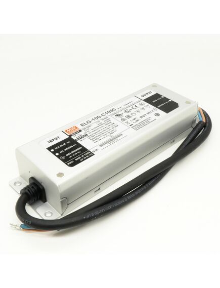 ELG-100-C700B-3Y, ac-dc, 100.1вт, ip67, вход 100…305в ac, 47…63гц/142…431в dc, ккм, выход 71…143в/700ма, изоляция 3750в ac, в кожухе 199х63х35.5, -40…+70°с, димминг 3 в 1, с проводом заземления, изображение 2