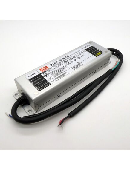 XLG-240-M-AB, ac-dc, 239.4вт, стабилизатор тока, ip67, вход 100…305в ac, 47…63гц, ккм, выход 1400…2100ма/90…171в (режим пост. мощности), изоляция 3750в ac, в кожухе 219х63х35.5мм, -40…+90°с (корпус), встр. потенциометр, димминг 3 в 1