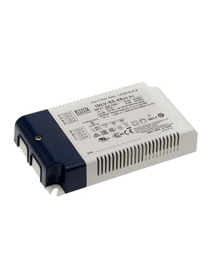 IDLV-65-60, источник электропитания светодиодов 64,8вт 60в/1,08a стабилизация напряжения димминг