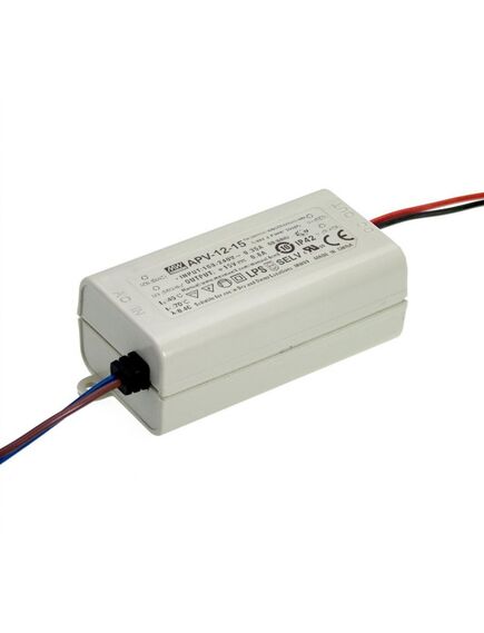 APV-12-5, ac-dc, 10вт, вход 90…264в ac, выход 5в/2а, изоляция 3750в ac, в кожухе 77х40х29мм, -30…+70°с