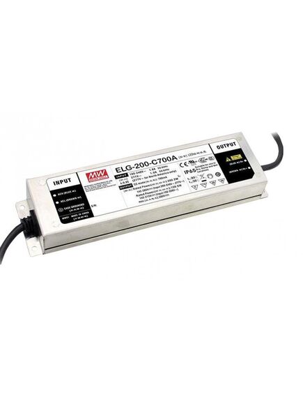 ELG-200-C700A, ac/dc драйвер электропитания светодиодов 200 вт, стабилизация тока