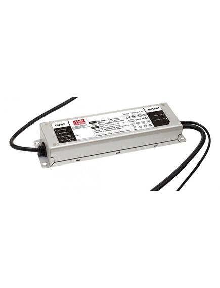 ELG-200-12DA, ac-dc, 192вт, ip67, вход 100…305в ac, 47…63гц/142…431в dc, ккм, выход 6…12в/16а, изоляция 3750в ac, в кожухе 244х71х37.5мм, -40…+85°с (корпус), dali димминг
