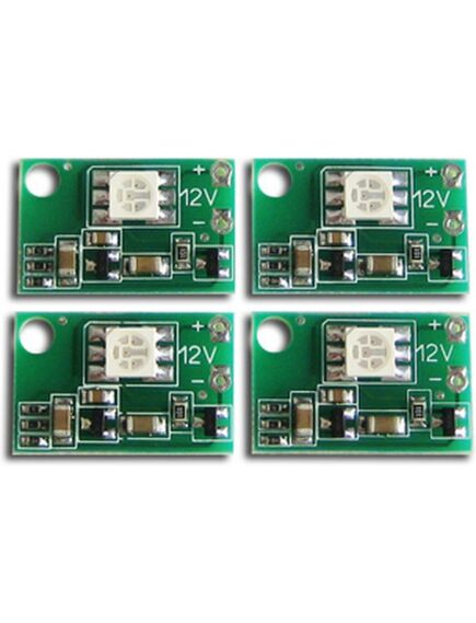SHL0015B-0.8, стробоскоп светодиодный, голубой, 0.8сек, 4шт