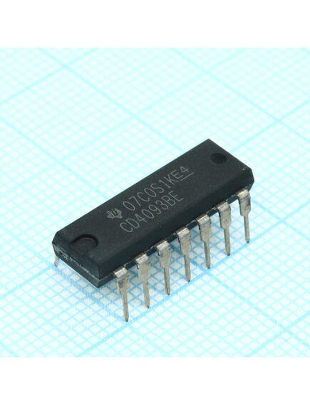 CD4093BE, триггер шмитта с и-не 4 х 2, dip14, изображение 2