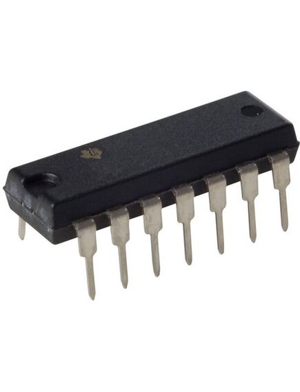 CD4012BE, логический элемент кмоп и-не 2 х 4, dip14