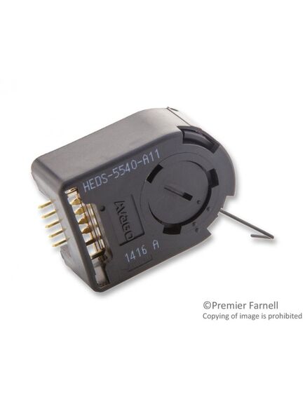 HEDS-5540#A11, энкодер (датчик угла поворота) комплектный 3-х канальный 500поз. 4мм