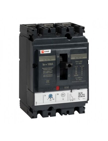 Выключатель автоматический 3п 100/100А 36кА ВА-99C Compact NS PROxima mccb99C-100-100