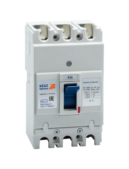 Выключатель автоматический OptiMat E100L063-УХЛ3 (кр.1шт)