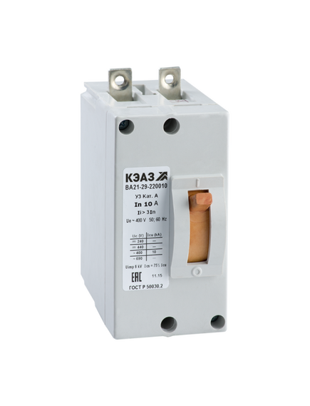 Выключатель автоматический ВА21-29-240010-25А-12Iн-400AC-У3-КЭАЗ (кр.1шт)
