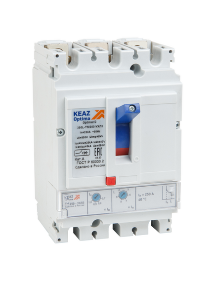 Выключатель автоматический OptiMat D250F-TM160-УХЛ3 291445