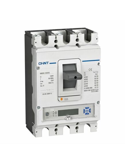 Выключатель автоматический 3п 250А 70кА NM8N-250Q EM с электрон. расцеп. LCD CHINT 271395