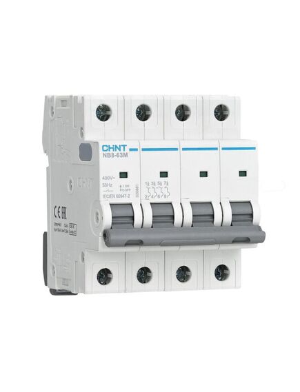 Выключатель автоматический NB8-63M 4п 40А 8In (C) CHINT 320859