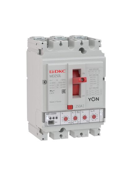 MD250H-MR1 Выключатель автоматический 3п 250А 65кА Ir 0.4…1xIn Isd 1.5…10xIn YON