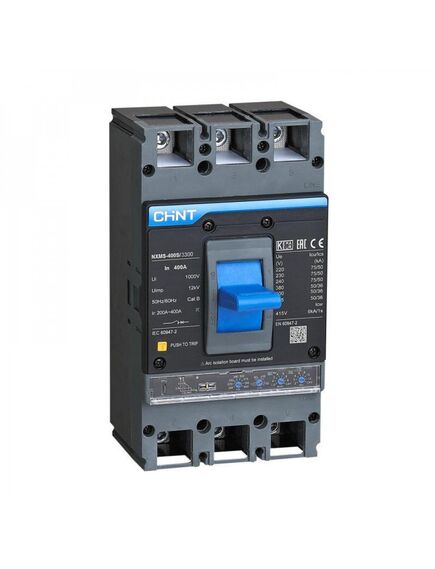 Выключатель автоматический 3п 400А 70кА NXMS-400H с электрон. расцеп. CHINT 845726