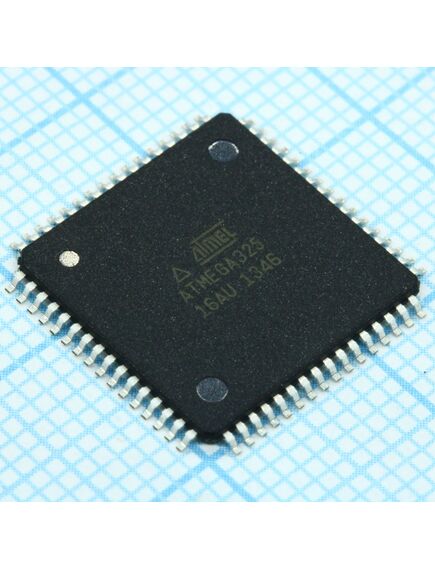ATMEGA325-16AU, микроконтроллер 8-бит 32кбайт флэш-память 64tqfp, изображение 2