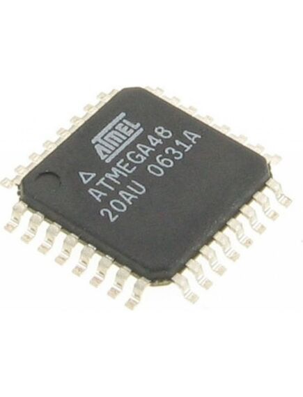 ATMEGA48P-20AU, микроконтроллер 8-бит 4кбайт флэш-память 32tqfp