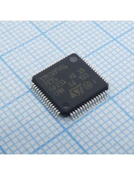 STM32F446RET6, микроконтроллер stm 32-бит ядро arm cortex m4 risc 512кб флэш-память 2.5в/3.3в медицинского применения 64-pin lqfp лоток