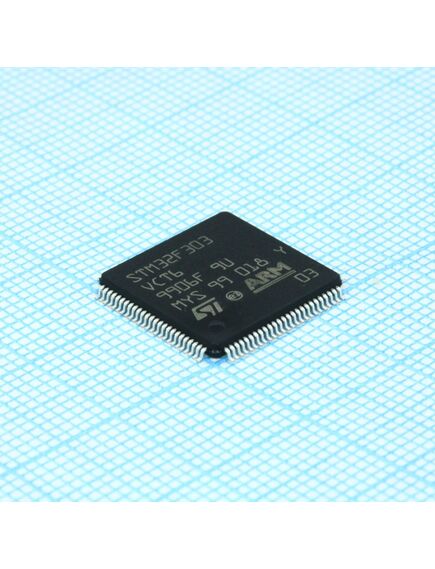 STM32F303VCT6, armcortexm4 fpu, mpu, 72мгцб 256кб флэшб 48кб озу 2xcan, usb fs, 4 ацп 16бит 5 msps,2 цап 12бит, 7компараторов, изображение 2