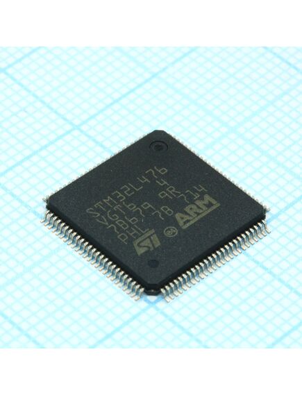 STM32L476VGT6, микроконтроллер stm 32-бит ядро arm cortex m4 risc 1024кб флэш-память 1.8в/2.5в/3.3в