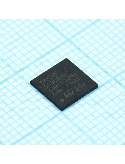 STM32F103CBU6, микроконтроллер stm 32-бит ядро arm 48-ufqfpn, изображение 2