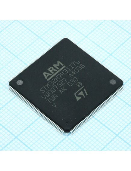 STM32H743IIT6, микроконтроллер stm32 32-бит 2 мб флэш-память 1 кб озу lqfp-176